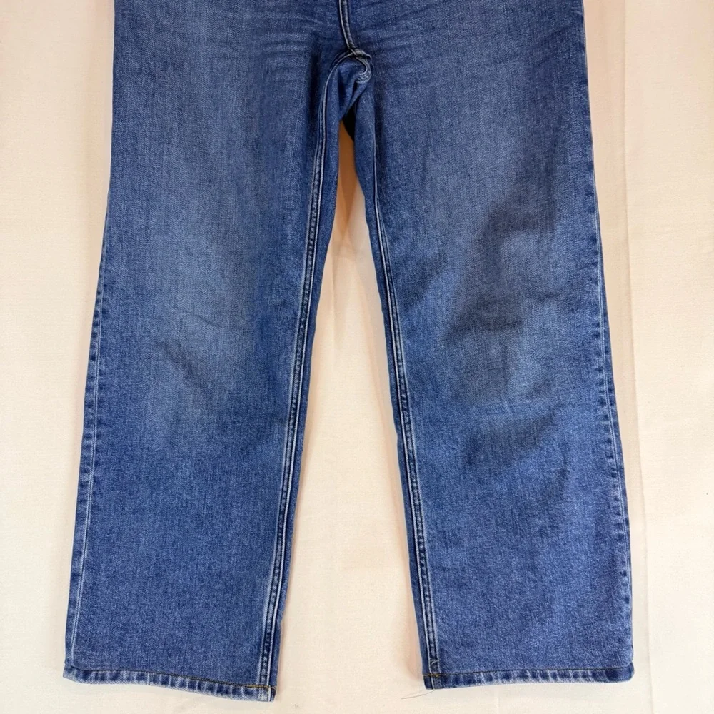 EVERLANE Women’s Size 28R Denim Jeans Way-High Jean Style Stretch High Rise